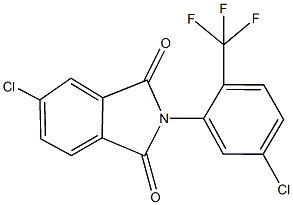 5-chloro-2-[5-chloro-2-(trifluoromethyl)phenyl]-1H-isoindole-1,3(2H)-dione,353787-57-2,结构式