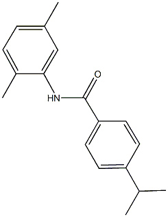 N-(2,5-dimethylphenyl)-4-isopropylbenzamide,353787-74-3,结构式