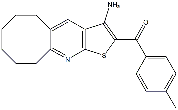 354119-20-3 (3-amino-5,6,7,8,9,10-hexahydrocycloocta[b]thieno[3,2-e]pyridin-2-yl)(4-methylphenyl)methanone