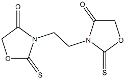 3-[2-(4-oxo-2-thioxo-1,3-oxazolidin-3-yl)ethyl]-2-thioxo-1,3-oxazolidin-4-one 结构式