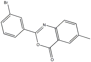 2-(3-bromophenyl)-6-methyl-4H-3,1-benzoxazin-4-one|