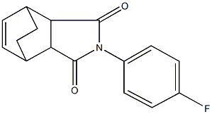 4-(4-fluorophenyl)-4-azatricyclo[5.2.2.0~2,6~]undec-8-ene-3,5-dione Structure