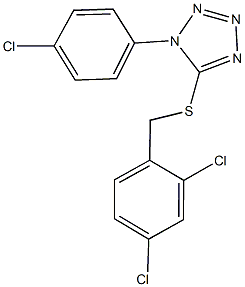 1-(4-chlorophenyl)-5-[(2,4-dichlorobenzyl)sulfanyl]-1H-tetraazole|