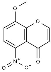 5-nitro-8-methoxy-4H-chromen-4-one Struktur