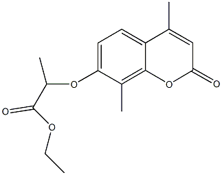 ethyl 2-[(4,8-dimethyl-2-oxo-2H-chromen-7-yl)oxy]propanoate|