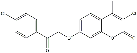 354130-57-7 3-chloro-7-[2-(4-chlorophenyl)-2-oxoethoxy]-4-methyl-2H-chromen-2-one