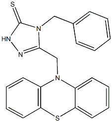 354131-21-8 4-benzyl-5-(10H-phenothiazin-10-ylmethyl)-2,4-dihydro-3H-1,2,4-triazole-3-thione