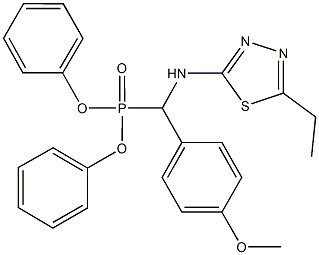 354132-57-3 diphenyl [(5-ethyl-1,3,4-thiadiazol-2-yl)amino](4-methoxyphenyl)methylphosphonate