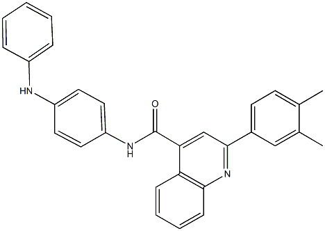 354536-77-9 N-(4-anilinophenyl)-2-(3,4-dimethylphenyl)-4-quinolinecarboxamide