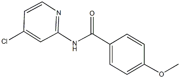 N-(4-chloro-2-pyridinyl)-4-methoxybenzamide Structure
