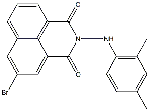 5-bromo-2-(2,4-dimethylanilino)-1H-benzo[de]isoquinoline-1,3(2H)-dione Structure