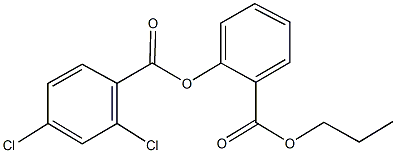 354541-25-6 2-(propoxycarbonyl)phenyl 2,4-dichlorobenzoate