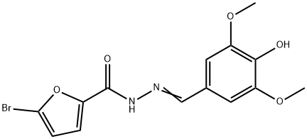 354542-09-9 5-bromo-N'-(4-hydroxy-3,5-dimethoxybenzylidene)-2-furohydrazide