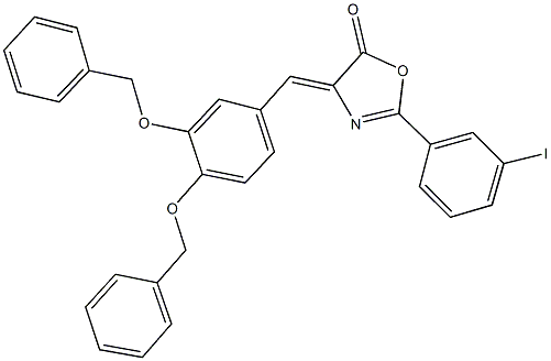 4-[3,4-bis(benzyloxy)benzylidene]-2-(3-iodophenyl)-1,3-oxazol-5(4H)-one|