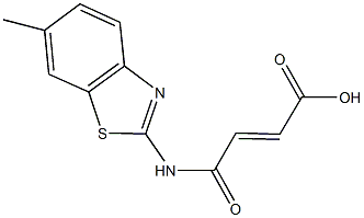 4-[(6-methyl-1,3-benzothiazol-2-yl)amino]-4-oxo-2-butenoic acid|