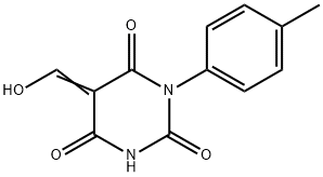 5-(hydroxymethylene)-1-(4-methylphenyl)-2,4,6(1H,3H,5H)-pyrimidinetrione Structure