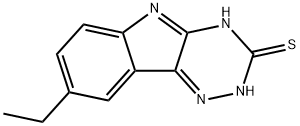 8-乙基-5H-[1,2,4]三嗪并[5,6-B]吲哚-3-硫醇,354548-36-0,结构式