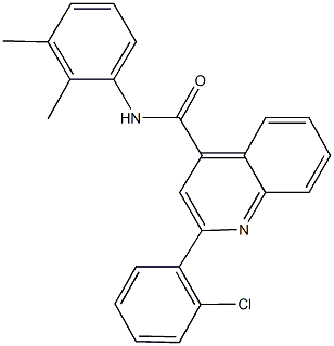 2-(2-chlorophenyl)-N-(2,3-dimethylphenyl)-4-quinolinecarboxamide|