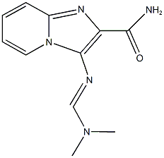 3-{[(dimethylamino)methylene]amino}imidazo[1,2-a]pyridine-2-carboxamide Structure