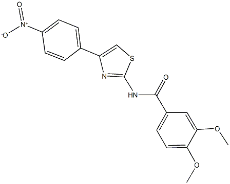 N-(4-{4-nitrophenyl}-1,3-thiazol-2-yl)-3,4-dimethoxybenzamide|