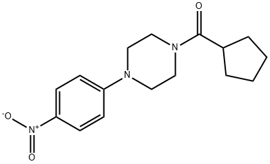 354551-27-2 1-(cyclopentylcarbonyl)-4-{4-nitrophenyl}piperazine