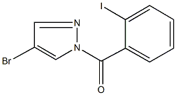 4-bromo-1-(2-iodobenzoyl)-1H-pyrazole Structure