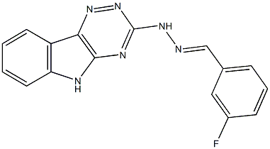 354784-94-4 3-fluorobenzaldehyde 5H-[1,2,4]triazino[5,6-b]indol-3-ylhydrazone