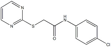 354785-71-0 N-(4-chlorophenyl)-2-(2-pyrimidinylsulfanyl)acetamide