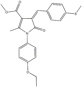 354790-98-0 methyl 1-(4-ethoxyphenyl)-2-methyl-4-[4-(methylsulfanyl)benzylidene]-5-oxo-4,5-dihydro-1H-pyrrole-3-carboxylate