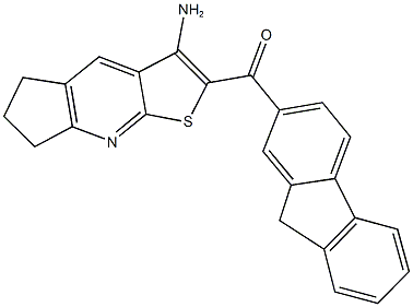 (3-amino-6,7-dihydro-5H-cyclopenta[b]thieno[3,2-e]pyridin-2-yl)(9H-fluoren-2-yl)methanone|