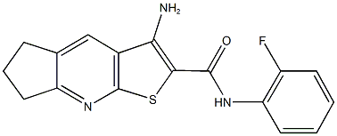 3-amino-N-(2-fluorophenyl)-6,7-dihydro-5H-cyclopenta[b]thieno[3,2-e]pyridine-2-carboxamide|