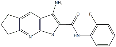 354793-61-6 3-amino-N-(2-fluorophenyl)-6,7-dihydro-5H-cyclopenta[b]thieno[3,2-e]pyridine-2-carboxamide