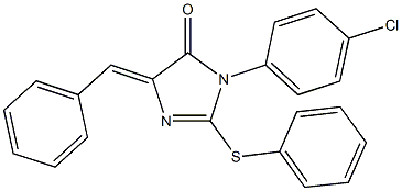 354793-82-1 5-benzylidene-3-(4-chlorophenyl)-2-(phenylsulfanyl)-3,5-dihydro-4H-imidazol-4-one