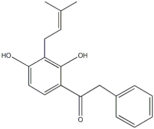 35486-79-4 1-[2,4-dihydroxy-3-(3-methyl-2-butenyl)phenyl]-2-phenylethanone