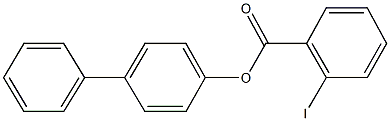 [1,1'-biphenyl]-4-yl 2-iodobenzoate Structure