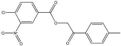 2-(4-methylphenyl)-2-oxoethyl 4-chloro-3-nitrobenzoate|