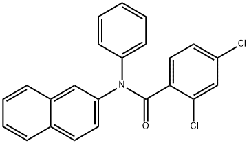 2,4-dichloro-N-(2-naphthyl)-N-phenylbenzamide Struktur