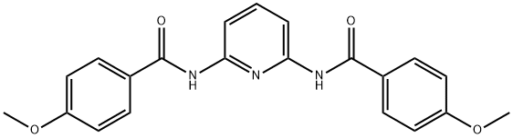 4-methoxy-N-{6-[(4-methoxybenzoyl)amino]-2-pyridinyl}benzamide,355004-13-6,结构式