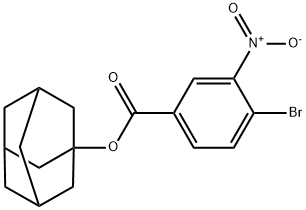 1-adamantyl 4-bromo-3-nitrobenzoate Structure