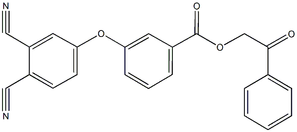 355155-28-1 2-oxo-2-phenylethyl 3-(3,4-dicyanophenoxy)benzoate