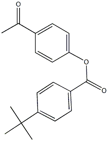 4-acetylphenyl 4-tert-butylbenzoate Struktur