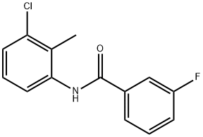 N-(3-chloro-2-methylphenyl)-3-fluorobenzamide Structure