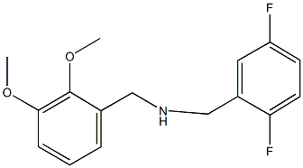 N-(2,5-difluorobenzyl)(2,3-dimethoxyphenyl)methanamine,355382-09-1,结构式