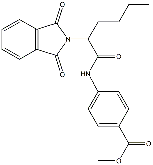355422-49-0 methyl 4-{[2-(1,3-dioxo-1,3-dihydro-2H-isoindol-2-yl)hexanoyl]amino}benzoate