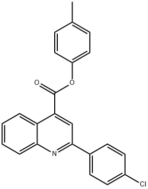 355433-65-7 4-methylphenyl 2-(4-chlorophenyl)-4-quinolinecarboxylate