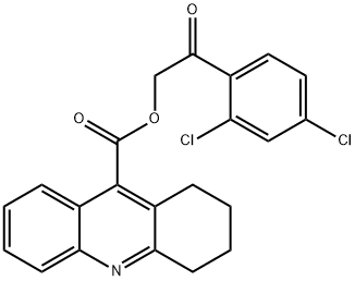 355436-48-5 2-(2,4-dichlorophenyl)-2-oxoethyl 1,2,3,4-tetrahydro-9-acridinecarboxylate