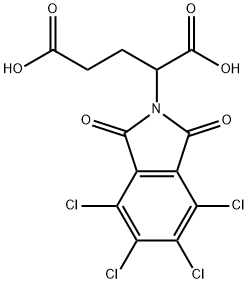 2-(4,5,6,7-tetrachloro-1,3-dioxo-1,3-dihydro-2H-isoindol-2-yl)pentanedioic acid Structure