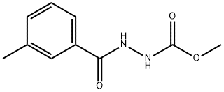 methyl 2-(3-methylbenzoyl)hydrazinecarboxylate,355437-01-3,结构式