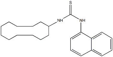 N-cyclododecyl-N'-(1-naphthyl)thiourea,355810-10-5,结构式