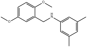 N-(2,5-dimethoxybenzyl)-3,5-dimethylaniline Structure